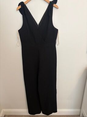 BCBG Black Women's Jumpsuit with Tie Straps